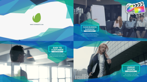 Presentación de diapositivas de Clean Business para FCPX