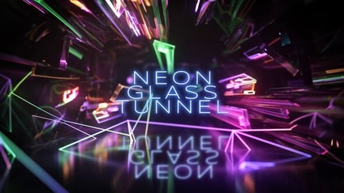 Neon Glass Tunnel