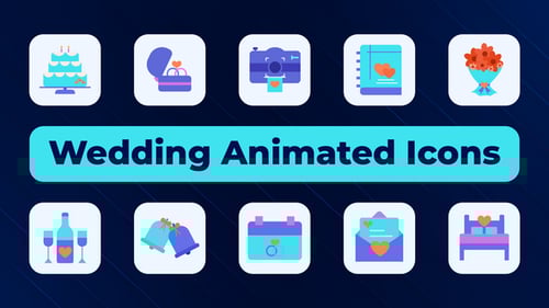 Wedding Animated Icons