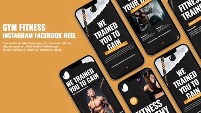 Fitness Reel Editable Video Templates Envato