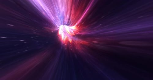 Abstrakter Energietunnel im Weltraum. Wurmloch durch Zeit und Raum
.
