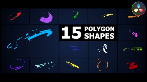 Formes polygonales | DaVinci Resolve