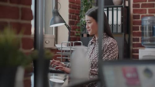 Close Up of Entrepreneur Working on Business Project Design