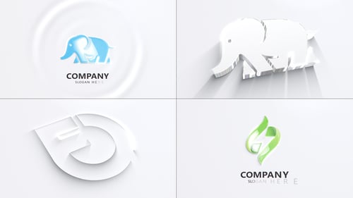 Clean Minimal Logo Reveal for Corporate Branding and Introductions