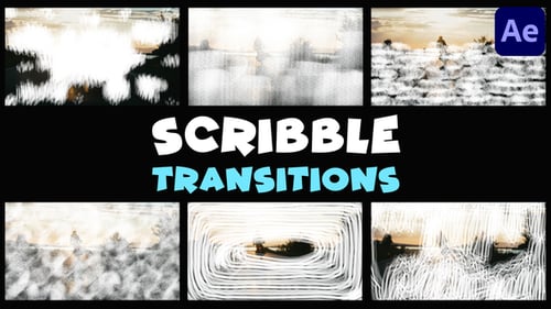 Scribble Transitions | After Effects