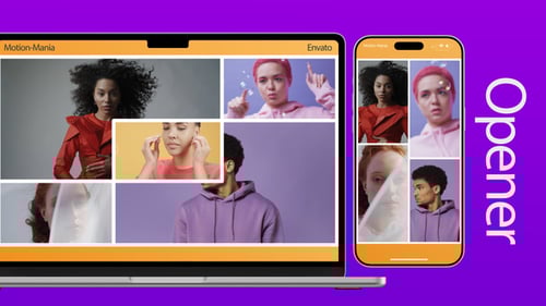 Dynamic Split Screen Media Opener for Modern Presentations