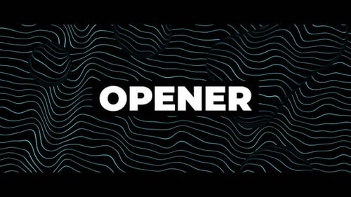 Dynamic Abstract Opener with Modern Typography