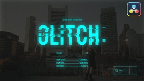Glitch Transitions for DaVinci Resolve Vol. 06