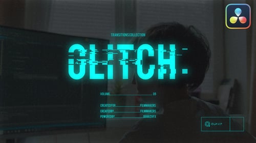 Glitch Transitions for DaVinci Resolve Vol. 10
