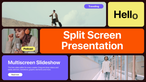 Multiscreen Slideshow Presentation with Dynamic Grid Layout