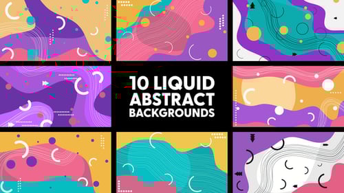 Liquid Abstract Backgrounds
