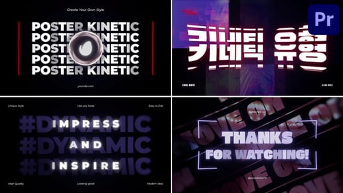 Dynamic Kinetic Typography Motion Graphics Text Animation