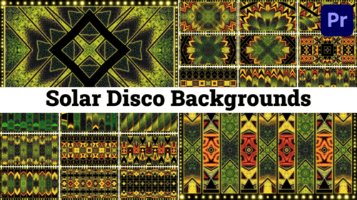 Solar Disco Backgrounds for Premiere Pro