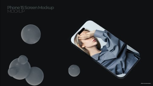 Phone 15 Screen Mockup