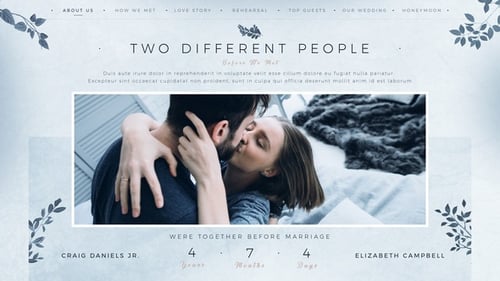 Wedding Story Slideshow II