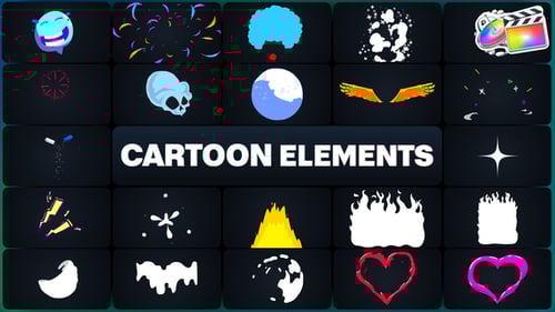 Cartoon Elements for FCPX