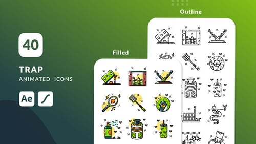 Trap Animated Icons | After Effects