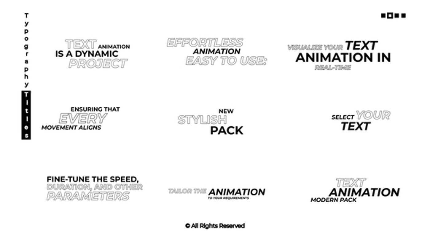 Dynamic Text Animation Pack for Modern Titles, Titles ft. text ...