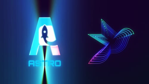 Retro Vibe Logo Reveal