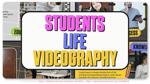 Videografia da vida de estudantes