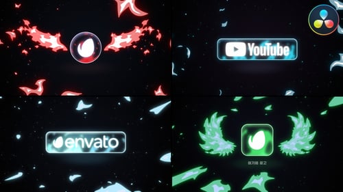 Flame Logo Pack for DaVinci Resolve