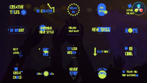 Creative Titles for DaVinci Resolve