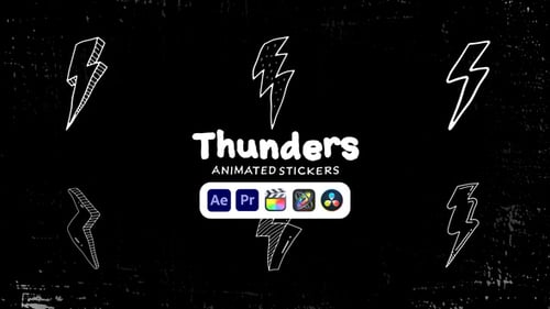 Thunders Animated Stickers