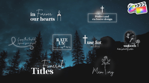 Funeral Titles for FCPX
