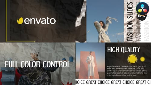 Dynamic Fashion Scenes for DaVinci Resolve
