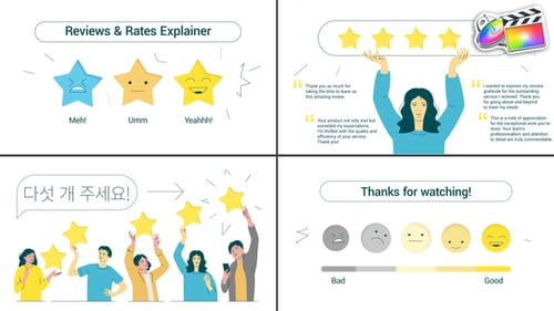 Animated Customer Reviews and Ratings Explainer