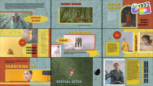 Presentación de diapositivas de moda creativa para FCPX