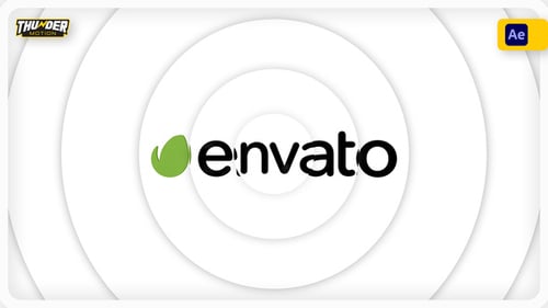 Concentric Circles Logo Reveal