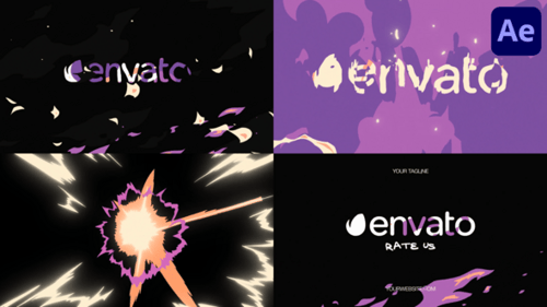 Anime Explosion Logo Opener | After Effects