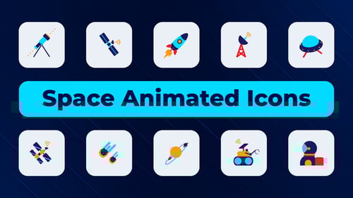 Space Animated Icons