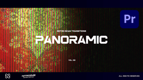 Dynamic Retro Scanline Panoramic Transitions Pack