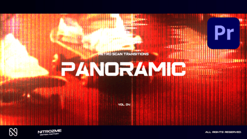 Dynamic Scanline Glitch Transitions for Video Editing