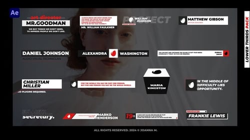 Lower Thirds Pack - AE