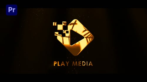 Golden Logo Animation (MOGRT)