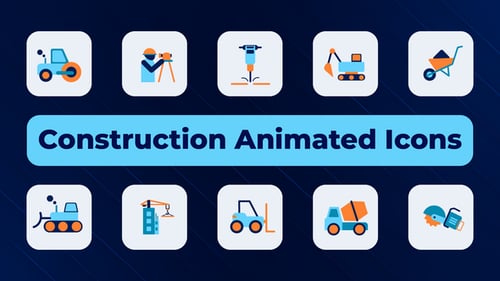 Construction Animated Icons