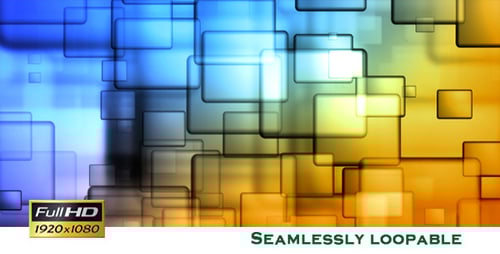 Abstract Geometric Squares Motion Background Loop