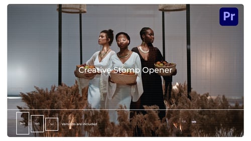 Dynamic Stomp Text Opener with Kinetic Typography