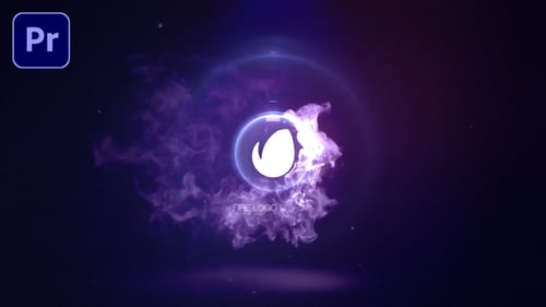Cinematic Smoke and Light Logo Reveal