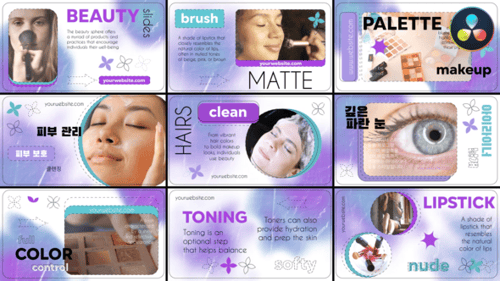 Beauty Slides for DaVinci Resolve