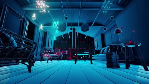 Reading Room Hologram 4k
