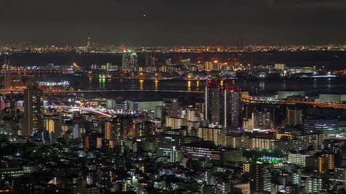 Kobe Seaport Waterway Transport Japan Timelapse
