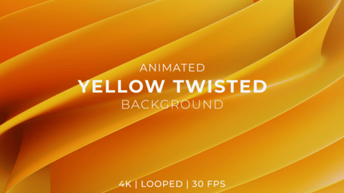 Animación de fondo retorcido amarillo