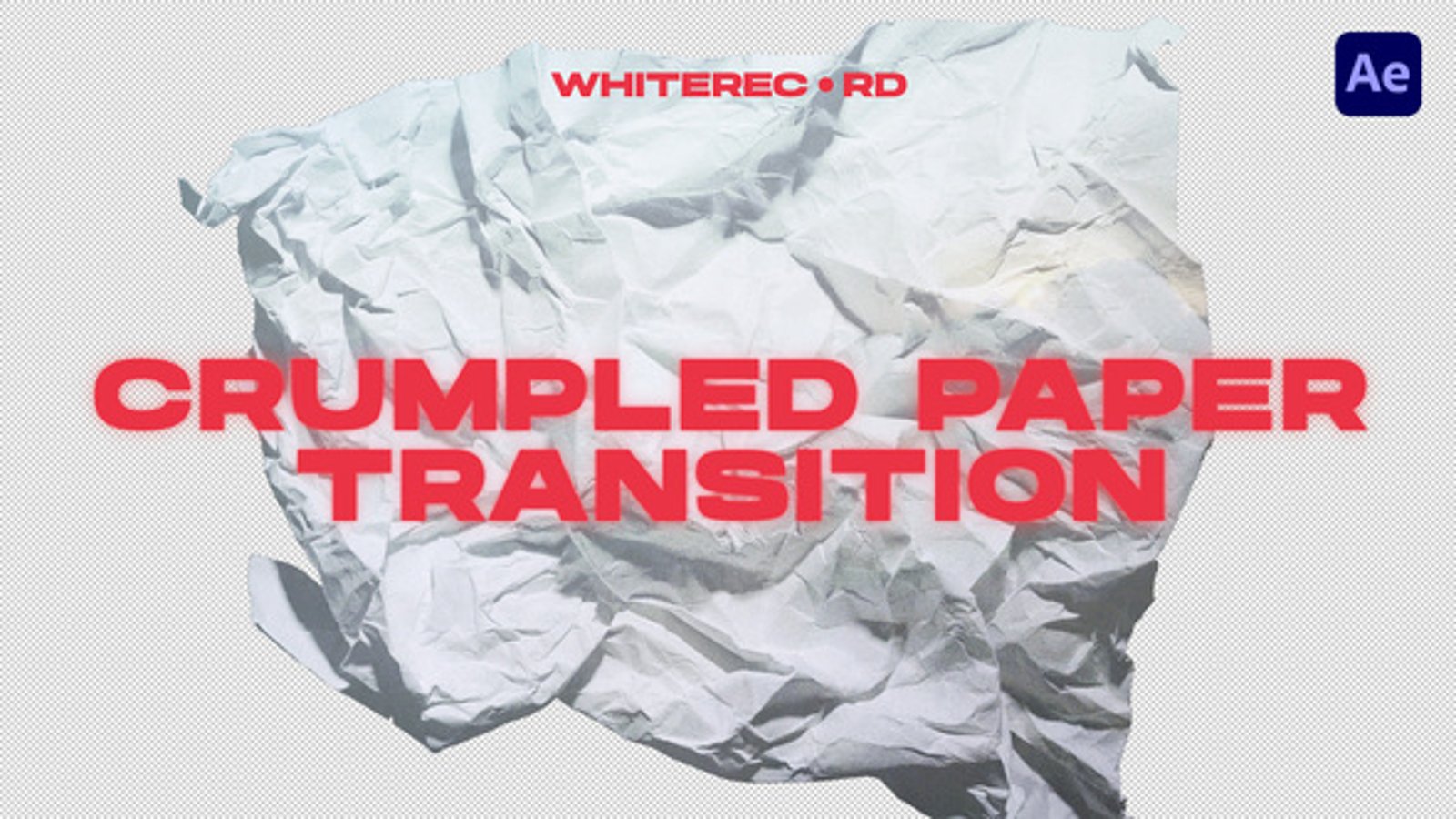 Dynamic Crumpled Paper Transitions for Video Projects, Elements ft ...