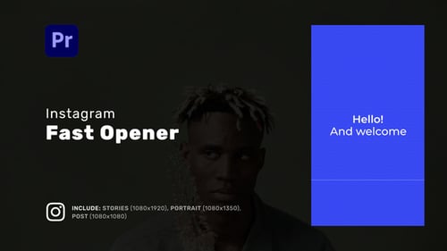 Instagram Fast Opener for Premiere Pro