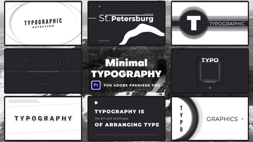 Minimal Typography | MOGRT