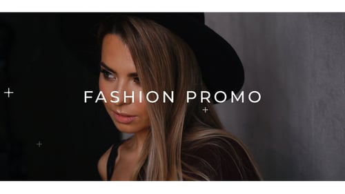 Abstract fashion promo